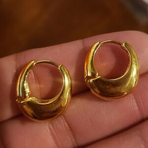 Gold Hoop Earrings